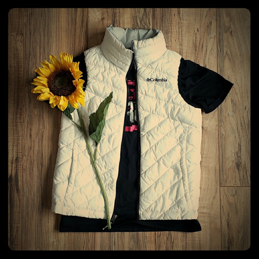 Columbia white girls best size small